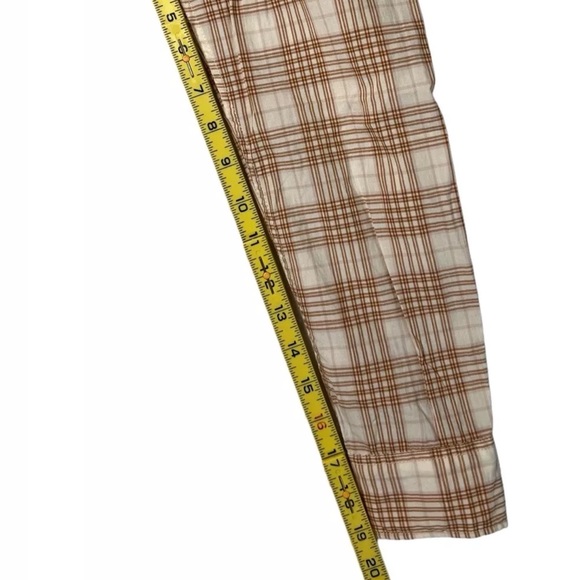 Women's Filson Kadin Island Long Sleeve Button Front Shirt White Tan Size Large - Picture 6 of 9